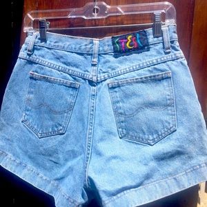 80s Steel denim mom shorts